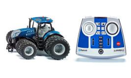 1:32 SIKU Control32 – New Holland T7.315 távirányítású traktor dupla felfüggesztéssel, Bluetooth adóval