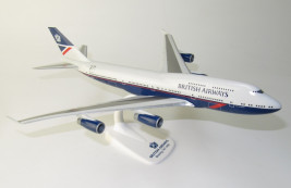 1:250 Boeing B747-436 British Airways ″Landor (1984-1997) retro″, Named ″City of Swansea″, (Snap-Fit)