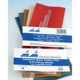 Öntapadós csiszolópapír és formázott tartozékok készlete