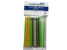 Ecsetek és mikrokefék 10 db 4 méretben (összesen 40 db)