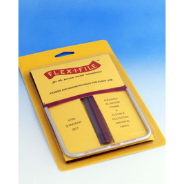 Flex-i-reszelő keretes csiszoló - alapkészlet egy csiszolóval és 5 csiszolószalaggal