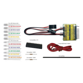 LED világítás modellekhez és mock-upokhoz DL8BW (vízálló)