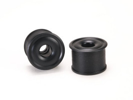 PN Racing Mini-Z 2WD Géppel Cut Delrin Fekete Formula 14x19mm Peremes Kerék R14