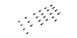 Kyosho Mini-Z MR-04: Csavarkészlet