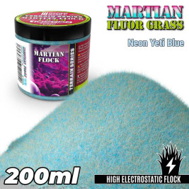 Martian Fluor Grass 4–6 mm – modellező szórófej Neon Yeti Blue (200 ml)