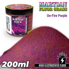 Martian Fluor Grass 4–6 mm – modellező szórófej On Fire Purple (200 ml)
