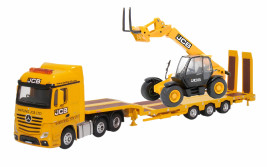 1:76 Mercedes-Benz Actros Semi Low Loader & JCB 531-70 Loadall