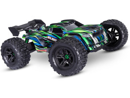1:8 Traxxas Sledge 4WD TQi RTR öves gumikkal (zöld)