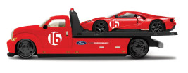 1:64 Maisto Elite Transports platós és Ford GT HE Red No.16