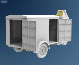 1:35 Tempo A400 Kastenwagen 3-Wheel Delivery Box Truck