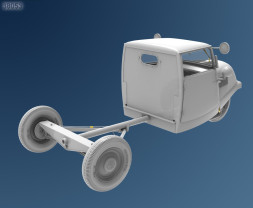 1:35 Tempo A400 Kastenwagen 3-Wheel Delivery Box Truck