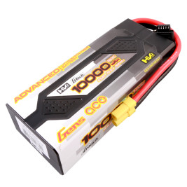 Gens Ace Advanced G-Tech LiPo - 4S 10.000mAh 15.2V 4S2P HV (100C) keménytokos EC5 csatlakozó