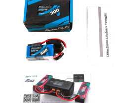 Gens ace G-Tech LiPo - 3S 300mAh 11,1V 3S1P (45C) JST-SYP Plug