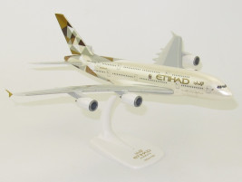 1:250 Airbus A380-861, Etihad Airways, 2010-es évek közepe. Az Abu Dhabi színeinek arculata (Snap-Fit)
