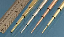 Kis átmérőjű sárgaréz teleszkópos csövek készlete 1,2, 1,4, 1,6, 1,8x305 mm (4 db)