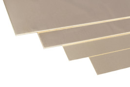 Sárgaréz lemez 100x250x0,12 mm (2 db)