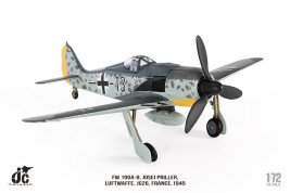 1:72 Focke-Wulf Fw 190 A-8, JG 26 Schlageter, Black 13, Joseph Priller, Franciaország, 1945