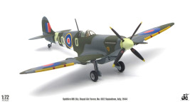 1:72 Supermarine Spitfire Mk.IX, RAF No.602 Sqn, MJ586, Pierre Clostermann, Franciaország, 1944. július