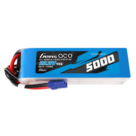 Gens Ace G-Tech LiPo - 6S 5000 mAh 22.2V (45C) 6S1P LiPo akkumulátorcsomag EC5-tel