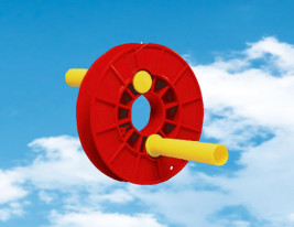 Dobvezérlő tekercs sárkányokhoz, 100 m kábelhosszal