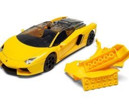 GYORS ÖSSZEÁLLÍTÁSÚ Lamborghini Aventador (sárga)