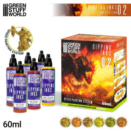 Mártótinták festékkészlet – Mártógyűjtemény 02 (6× 60 ml)