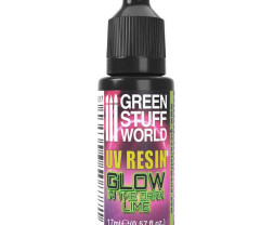 UV Resin Glow in the Dark Lime – sötétben világító, festői mészvíz (17 ml)
