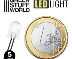 LED zöld 5mm (10 db)