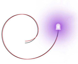 Ultraibolya LED 5mm (10 db)