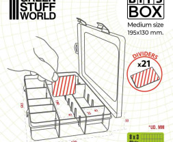 Storage Bits Boxes Medium – közepes doboz változó tárolóhellyel