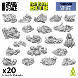 3D nyomtatott csontvázmaradványok – 3D nyomtatott csontváztorzók (20 db)