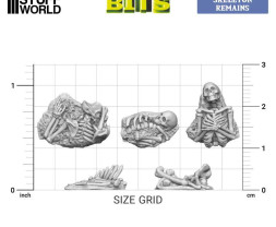 3D Printed Skeleton Remains – 3D nyomtatott csontváz törzs (20 db)