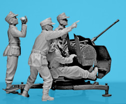 1:35 2 cm-es FlaK 38 német légvédelmi ágyú legénységgel