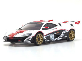 Kyosho Mini-Z RWD: McLaren P1 GTR karosszéria fehér/piros