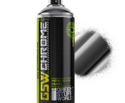 GSW Black Chrome Paint Spray – fekete króm festék spray-ben (400 ml)