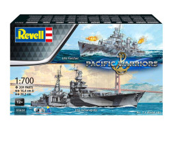 1:700 USS Indianapolis és USS Fletcher (ajándékkészlet)
