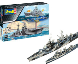 1:700 USS Indianapolis és USS Fletcher (ajándékkészlet)