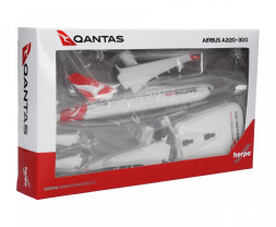 1:200 Airbus A220-300 (BD-500-1A11), QantasLink, 2010-es évekbeli színek, Koala (Snap-Fit)