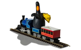 Wallace & Gromit – Feathers McGraw & Locomotive (The Wrong Trousers)