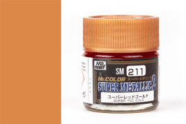 Mr. Color Super Metallic Colors II – Szupervörös Arany (10 ml)
