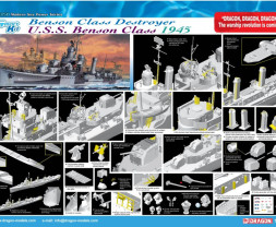 1:350 USS Benson DD-421 (1945)