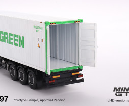 1:64 Western Star 49X Blue w/ 40' Reefer Container ″Evergreen″