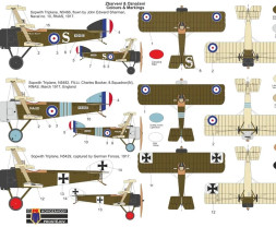 1:72 Sopwith háromfedelű repülőgép