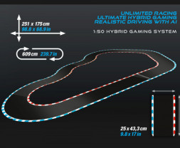 Autodráha Carrera Hybrid – Speedway to Hell, délka 6,09 m
