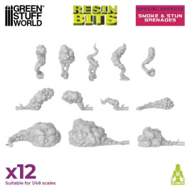 Gyanta füst- és sokkoló gránátok (23 db)