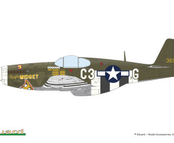 1:48 North American P-51B Mustang, Malcolm Hood Canopy (ProfiPACK edition)