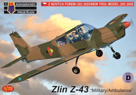 1:72 Zlín Z-43 "Katonai/Mentőautó"