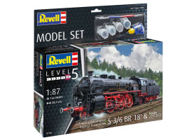 1:87 S 3/6 BR18(5) 2'2'T 31.7-es tendermotorral (Makettkészlet)