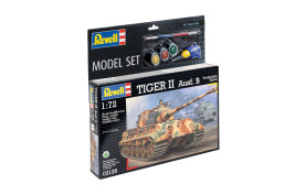 1:72 Tiger II Ausf.B gyártótoronnyal (modellkészlet)