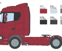 1:24 Scania S770 4x2 Normal Roof „Grey Cab“